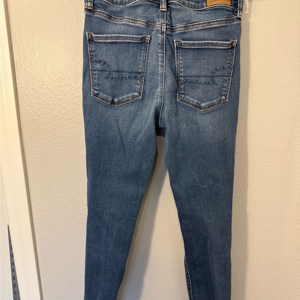 American Eagle Outfitters Ripped Hi-Rise Jeggings - Picture 2 of 2